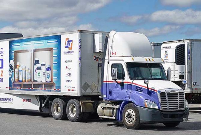 Temp-Controlled Trucking Services to Newfoundland and Labrador