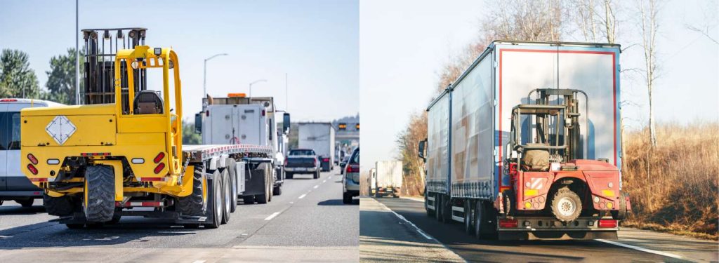 Truck Delivery with Moffett/Forklift Service 