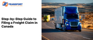 ET Transport truck driving on a highway