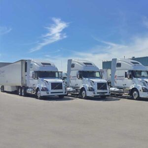 ET Transport's dry van fleet