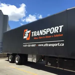 ET transports freight in Canada