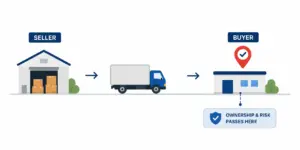 FOB international shipping process