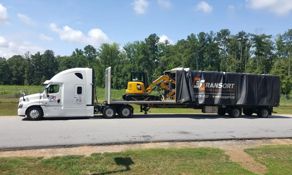 Heavy freight shipping across Canada